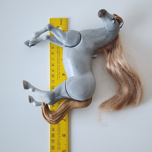 SPIRIT Horse Riding Free Sounds & Action Hacheta Gray Grey Brushable Hair Figure - Picture 8 of 11